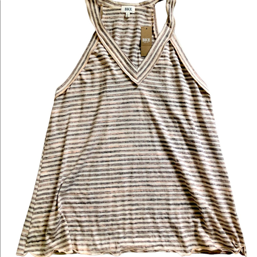 BKE loose fitting tank top size Large, pinkish beige,NWT